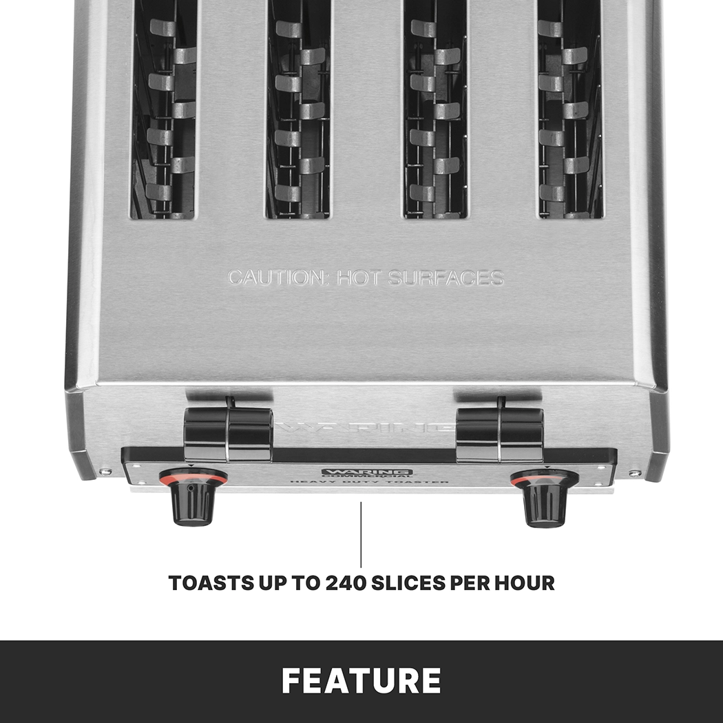 Heavy-Duty 4-Slot Toaster